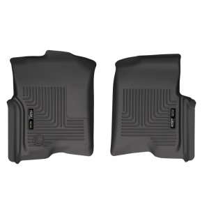 Ford F-150 Floor Mats - Front - Husky Liners - WeatherBeater - Black - `04-`08